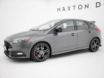 Maxton Design Street PRO Side Skirts Diffusers Ford Focus ST Mk3 Facelift
