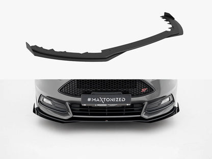 Maxton Design Street PRO Front Splitter + Flaps Ford Focus ST Mk3 Facelift