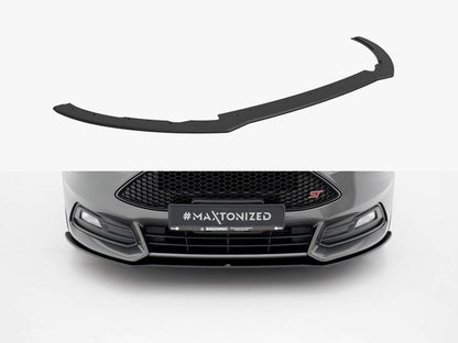 Maxton Design Street PRO Front Splitter Ford Focus ST Mk3 Facelift