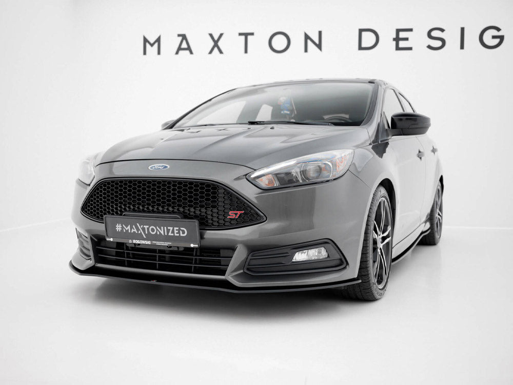 Maxton Design Street PRO Front Splitter Ford Focus ST Mk3 Facelift