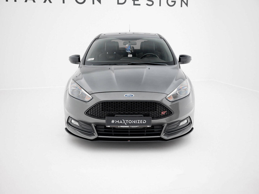 Maxton Design Street PRO Front Splitter Ford Focus ST Mk3 Facelift