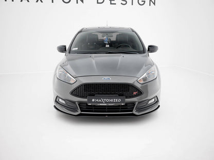 Maxton Design Street PRO Front Splitter Ford Focus ST Mk3 Facelift