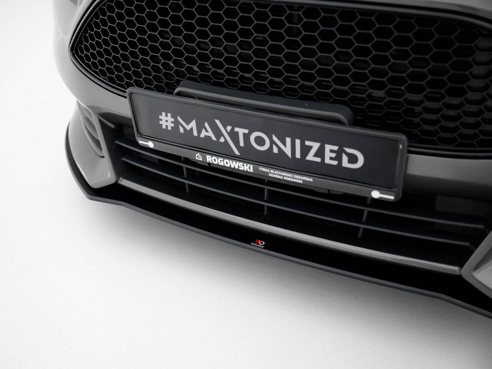 Maxton Design Street PRO Front Splitter Ford Focus ST Mk3 Facelift