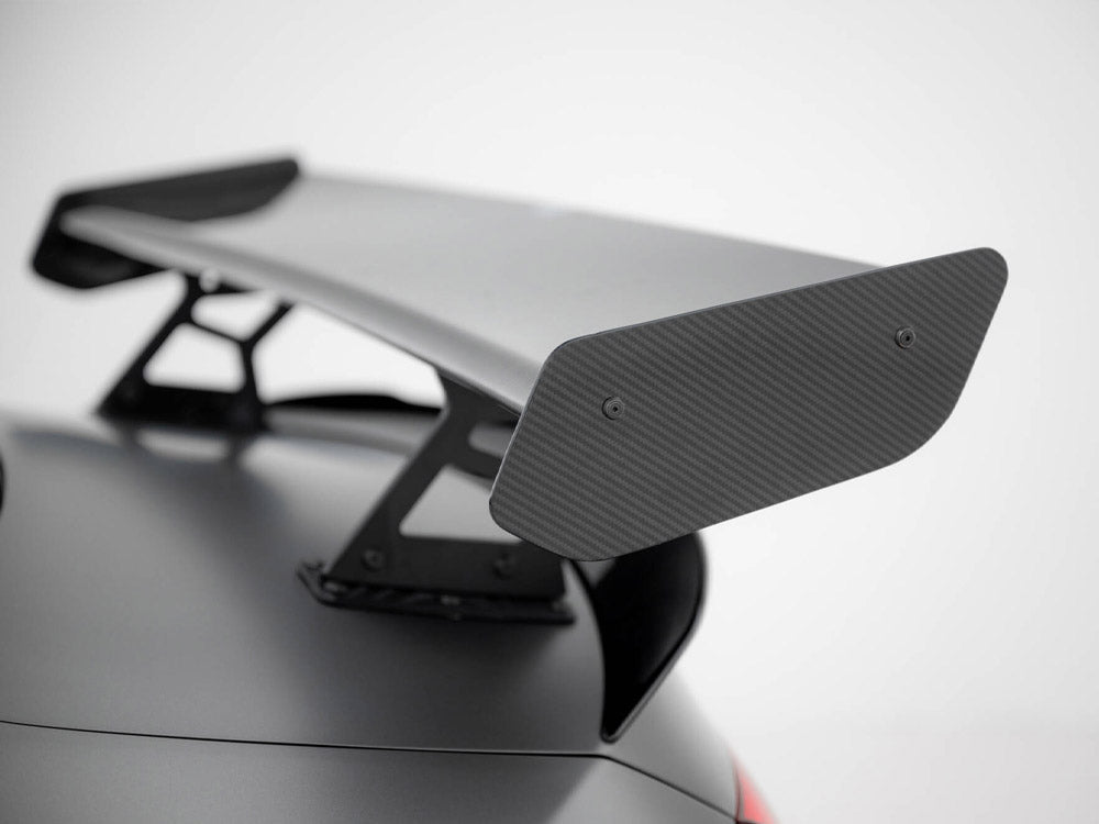 Maxton Design Carbon Spoiler With Internal Brackets Uprights + LED Mercedes-Benz CLA Coupe C118 / C118 Facelift