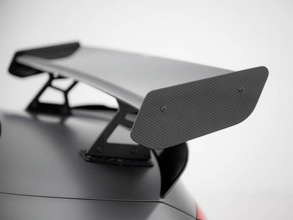 Maxton Design Carbon Spoiler With Internal Brackets Uprights + LED Mercedes-Benz CLA Coupe C118 / C118 Facelift