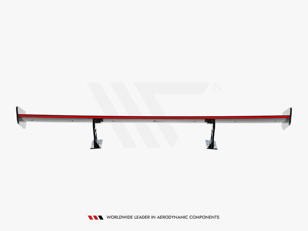 Maxton Design Carbon Spoiler With Internal Brackets Uprights + LED Mercedes-Benz CLA Coupe C118 / C118 Facelift