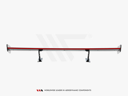 Maxton Design Carbon Spoiler With Internal Brackets Uprights + LED Mercedes-Benz CLA Coupe C118 / C118 Facelift