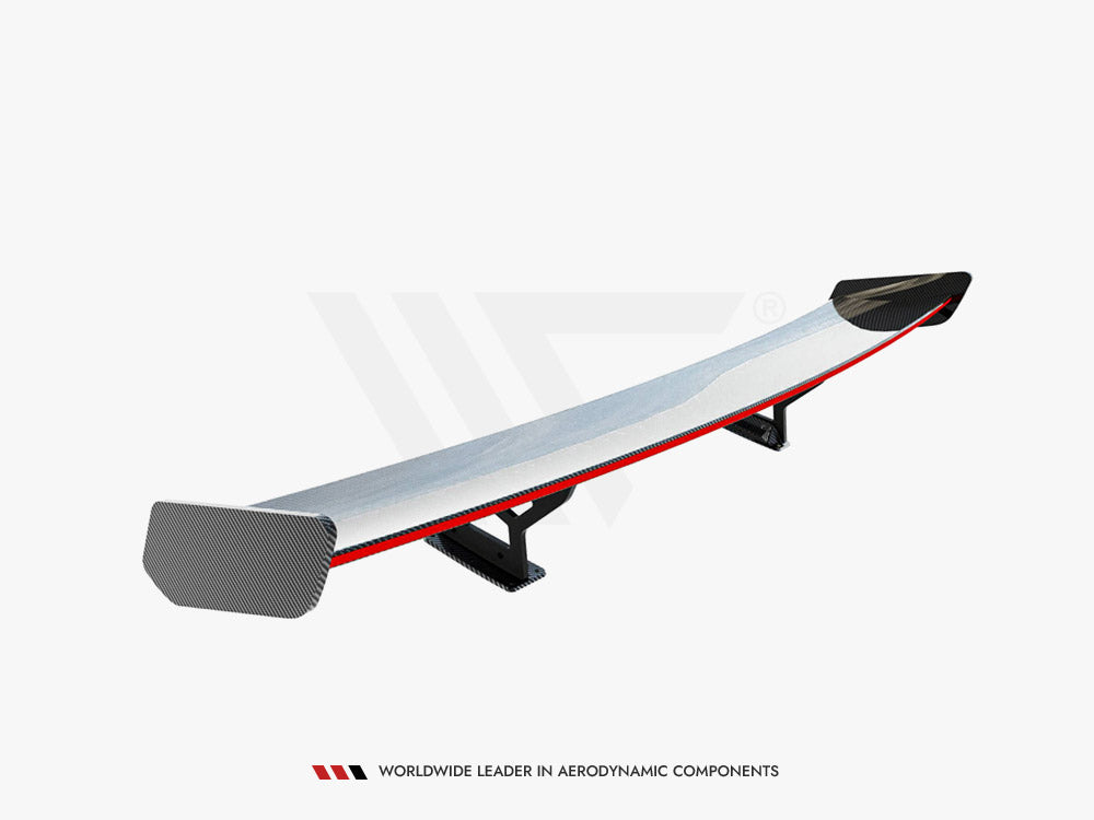 Maxton Design Carbon Spoiler With Internal Brackets Uprights + LED Mercedes-Benz CLA Coupe C118 / C118 Facelift