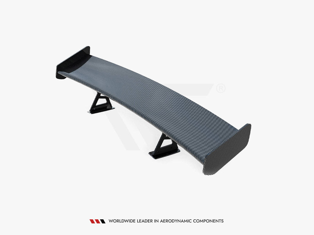 Maxton Design Carbon Spoiler With Internal Brackets Uprights + LED Mercedes-Benz CLA Coupe C118 / C118 Facelift