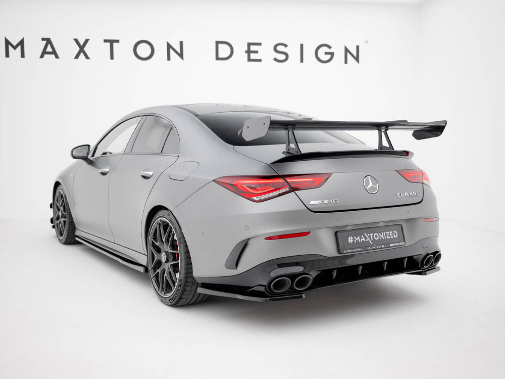 Maxton Design Carbon Spoiler With Upper Swan Mounting Mercedes-Benz CLA Coupe C118 / C118 Facelift