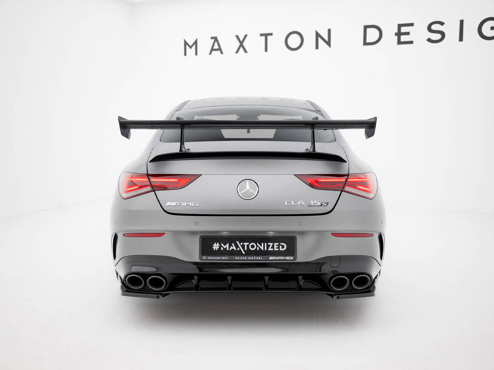 Maxton Design Carbon Spoiler With Upper Swan Mounting Mercedes-Benz CLA Coupe C118 / C118 Facelift