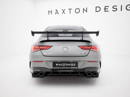 Maxton Design Carbon Spoiler With Upper Swan Mounting Mercedes-Benz CLA Coupe C118 / C118 Facelift