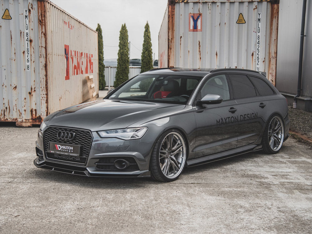 Maxton Design Side Skirts Diffusers Audi A6 / A6 C7 S-Line / S6 C7 FL