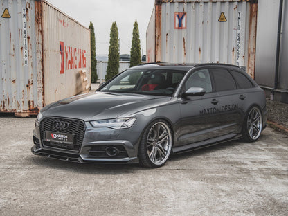 Maxton Design Side Skirts Diffusers Audi A6 / A6 C7 S-Line / S6 C7 FL