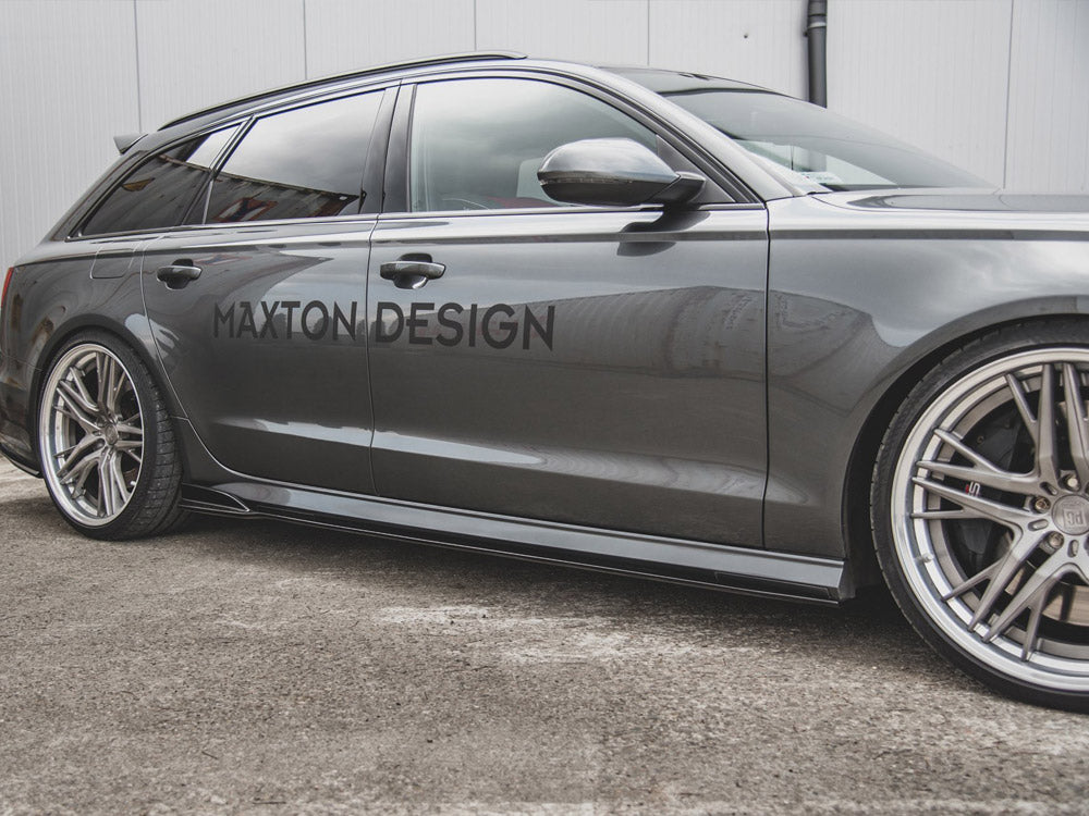 Maxton Design Side Skirts Diffusers Audi A6 / A6 C7 S-Line / S6 C7 FL