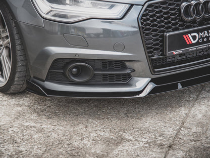 Maxton Design Front Splitter Audi A6 / A6 C7 S-Line / S6 C7 Facelift
