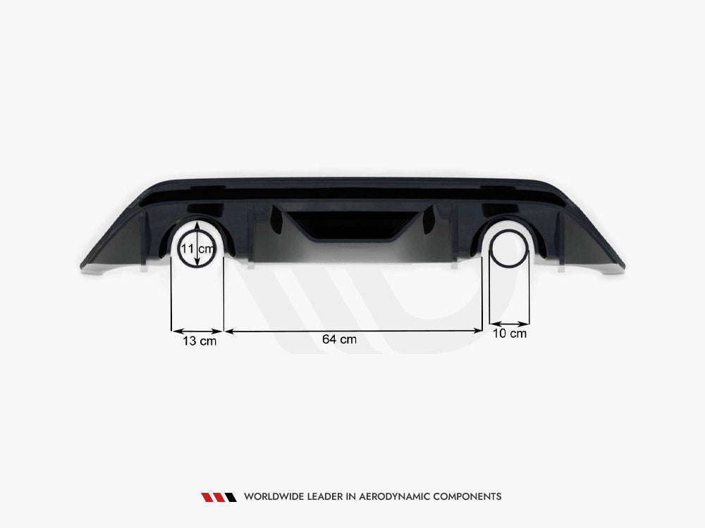 Maxton Design Rear Valance V.3 Ford Fiesta ST Mk8