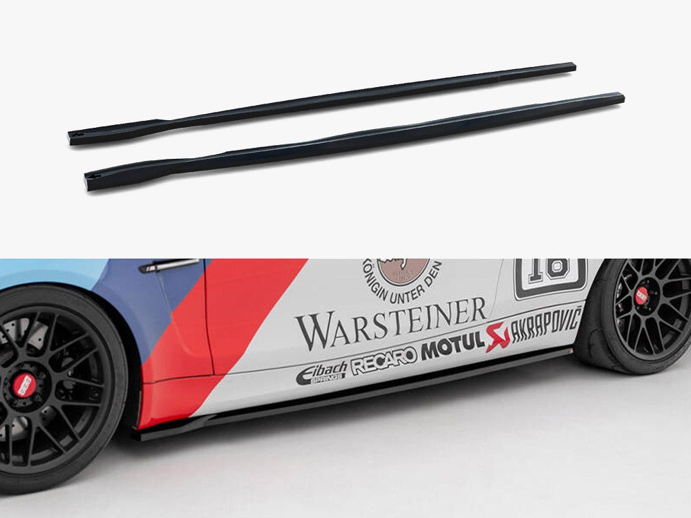 Maxton Design Side Skirts Diffusers BMW 1 M Coupe E82