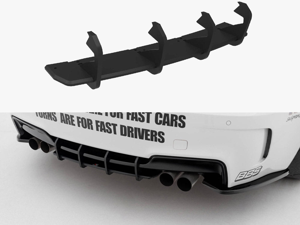 Maxton Design Street PRO Rear Diffuser BMW 1 M Coupe E82