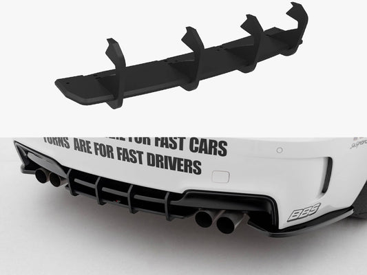 Maxton Design Street PRO Rear Diffuser BMW 1 M Coupe E82