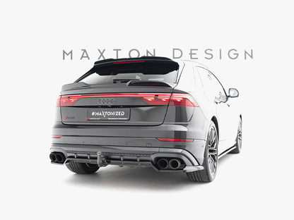 Maxton Design Rear Splitter (Vertical Bars) V.2 Audi SQ8 / Q8 S-Line Mk1 Facelift