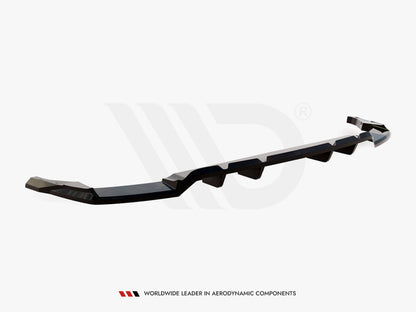 Maxton Design Rear Splitter (Vertical Bars) V.2 Audi SQ8 / Q8 S-Line Mk1 Facelift