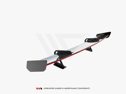 Maxton Design Carbon Spoiler With Upper Swan Mounting + LED BMW 1 M E82