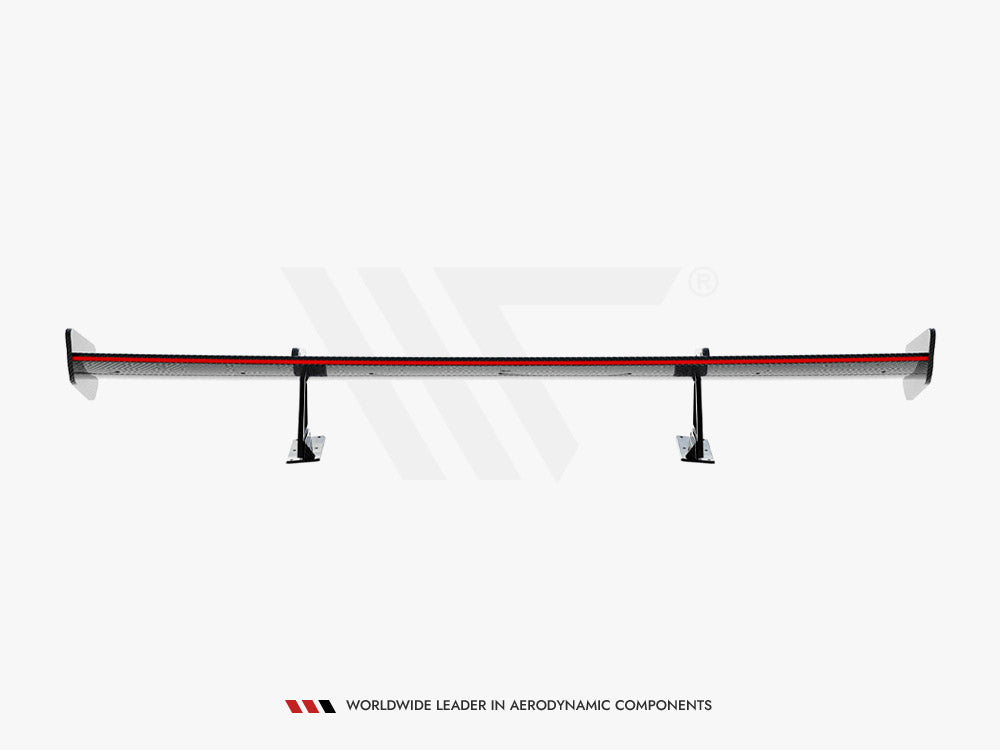 Maxton Design Carbon Spoiler With Upper Swan Mounting + LED BMW 1 M E82