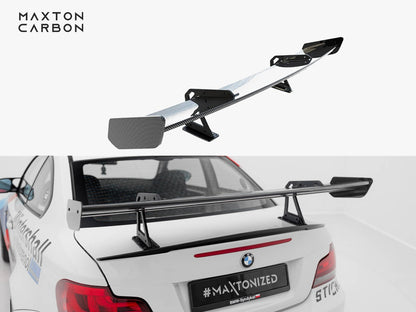 Maxton Design Carbon Spoiler With Upper Swan Mounting BMW 1 M E82