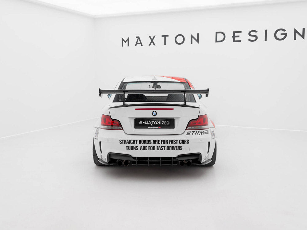 Maxton Design Carbon Spoiler With Upper Swan Mounting BMW 1 M E82