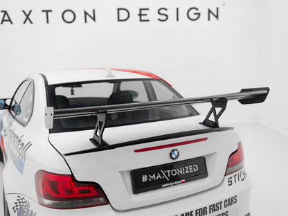 Maxton Design Carbon Spoiler With Internal Brackets Uprights V.1 BMW 1 M E82