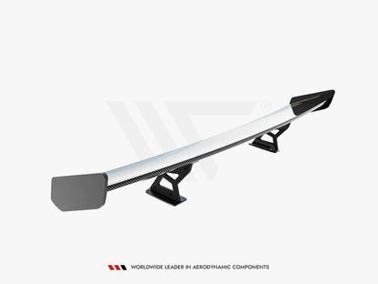 Maxton Design Carbon Spoiler With Internal Brackets Uprights V.1 BMW 1 M E82