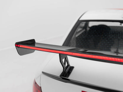 Maxton Design Carbon Spoiler With Internal Brackets Uprights V.1 + LED BMW 1 M E82