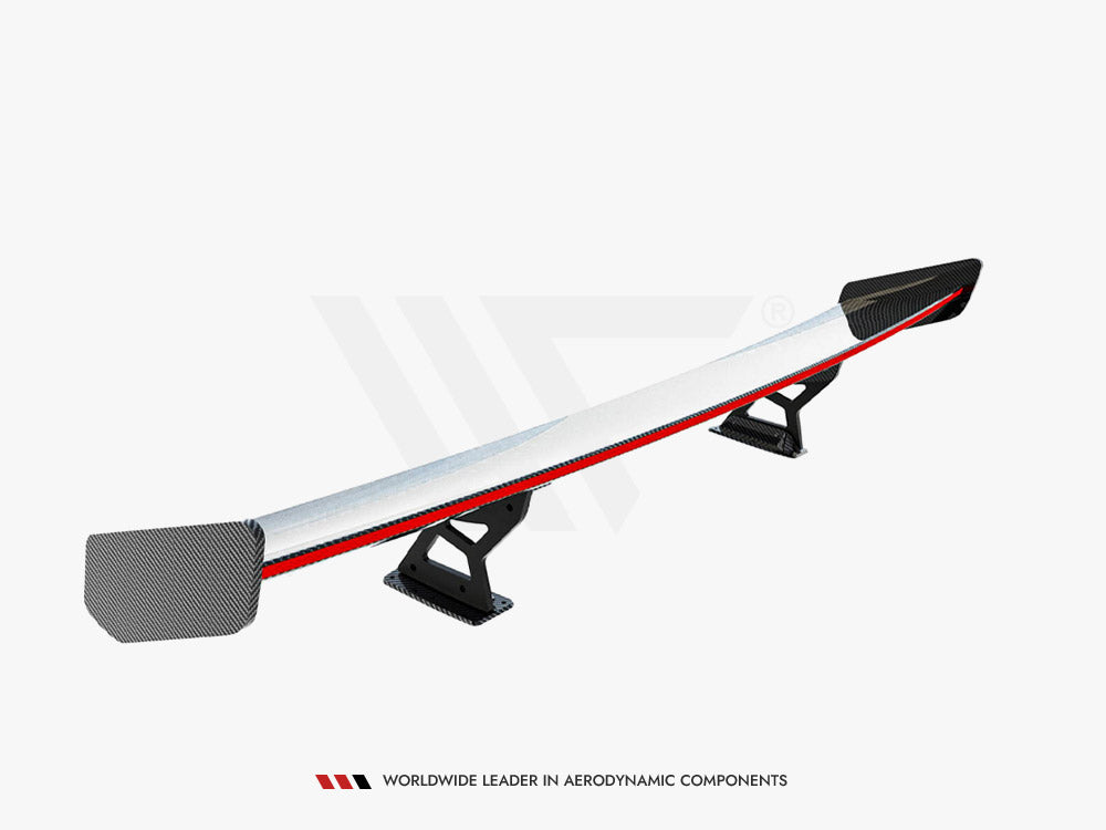 Maxton Design Carbon Spoiler With Internal Brackets Uprights V.1 + LED BMW 1 M E82