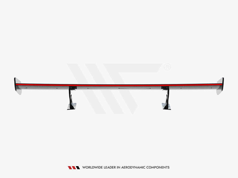 Maxton Design Carbon Spoiler With Internal Brackets Uprights V.1 + LED BMW 1 M E82