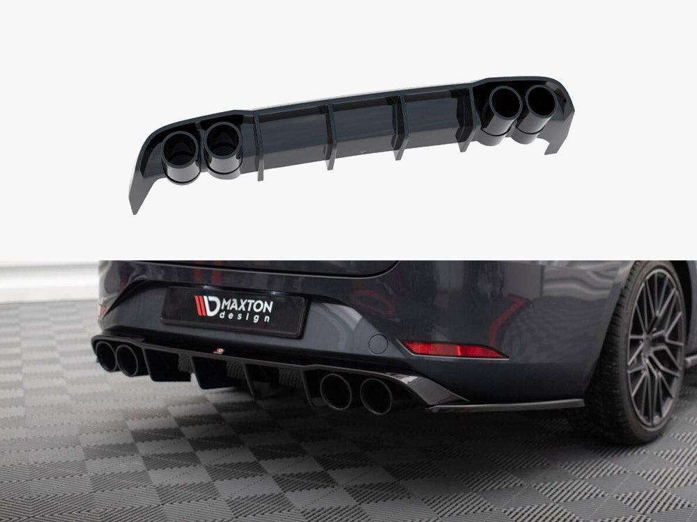 Maxton Design Rear Valance + Exhaust Ends Imitation Seat Leon ST FR Mk4