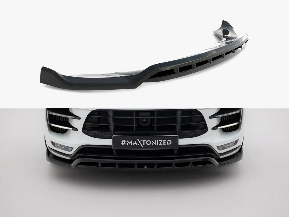 Maxton Design Front Splitter Porsche Macan Turbo Mk1