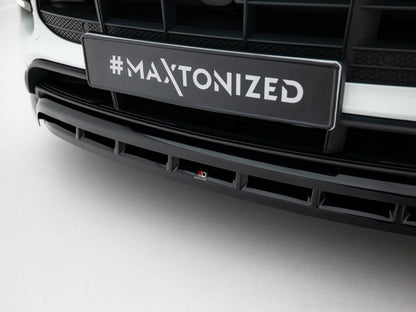 Maxton Design Front Splitter Porsche Macan Turbo Mk1