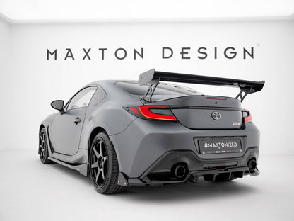 Maxton Design Carbon Spoiler With External Brackets Uprights Toyota GR86