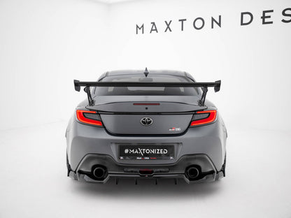 Maxton Design Carbon Spoiler With External Brackets Uprights Toyota GR86