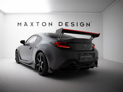 Maxton Design Carbon Spoiler With External Brackets Uprights + LED Toyota GR86