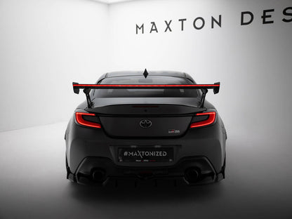 Maxton Design Carbon Spoiler With External Brackets Uprights + LED Toyota GR86