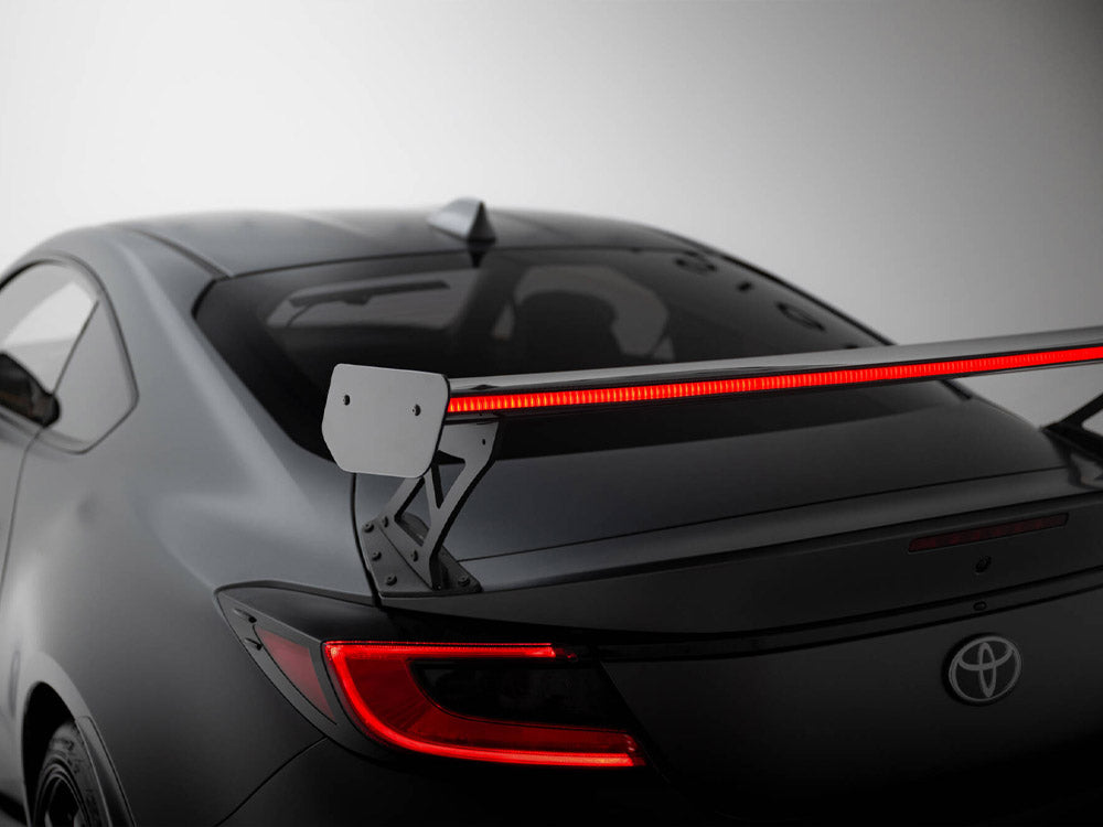 Maxton Design Carbon Spoiler With External Brackets Uprights + LED Toyota GR86