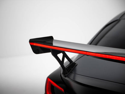 Maxton Design Carbon Spoiler With External Brackets Uprights + LED Toyota GR86