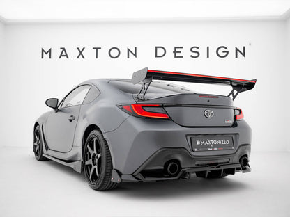 Maxton Design Carbon Spoiler With External Brackets Uprights + LED Toyota GR86