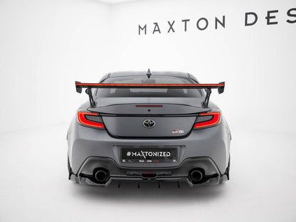 Maxton Design Carbon Spoiler With External Brackets Uprights + LED Toyota GR86
