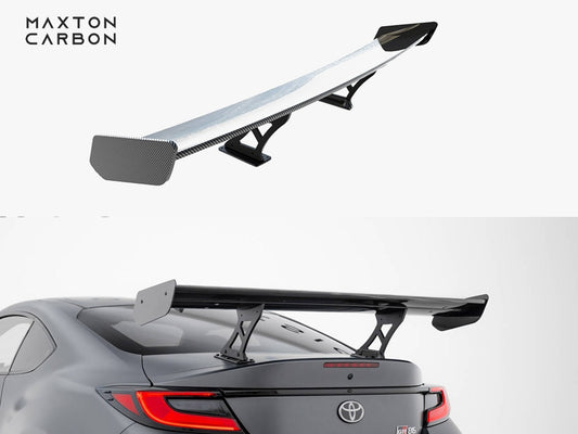 Maxton Design Carbon Spoiler With Internal Brackets Uprights Toyota GR86