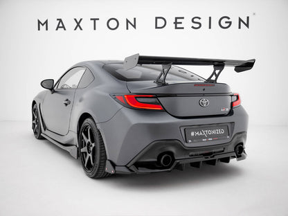 Maxton Design Carbon Spoiler With Internal Brackets Uprights Toyota GR86