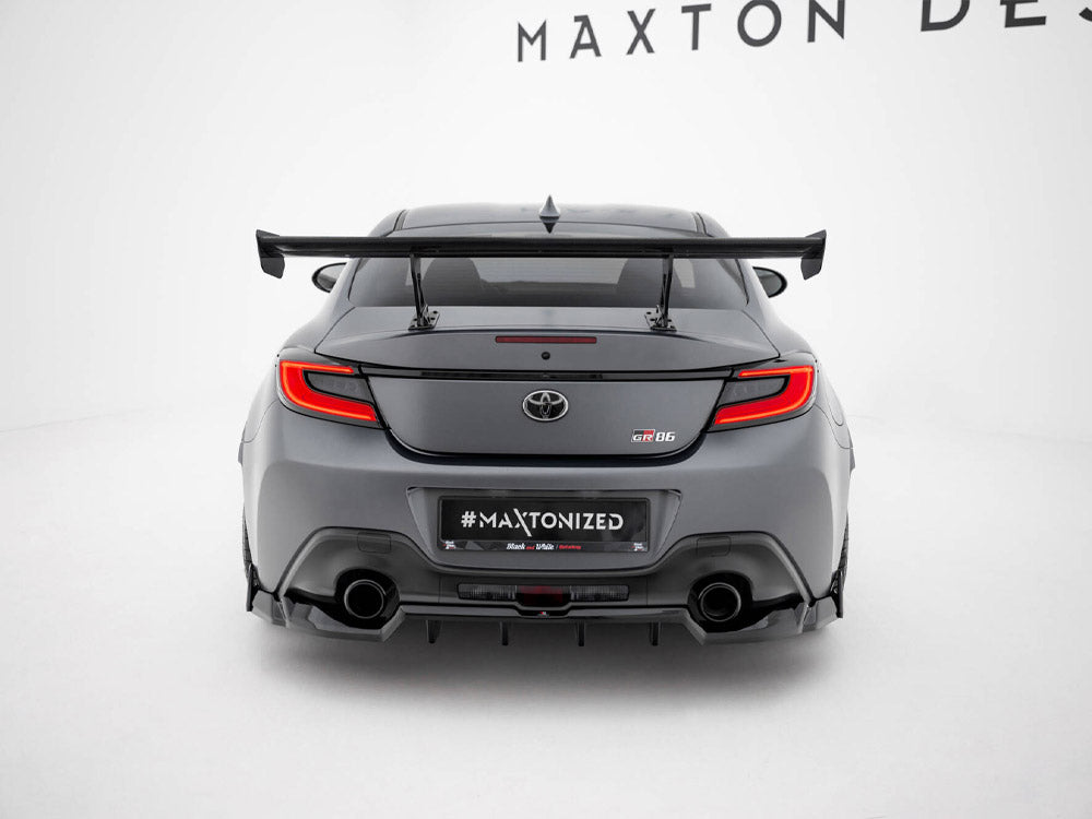 Maxton Design Carbon Spoiler With Internal Brackets Uprights Toyota GR86