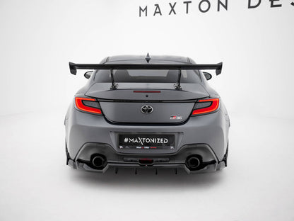 Maxton Design Carbon Spoiler With Internal Brackets Uprights Toyota GR86